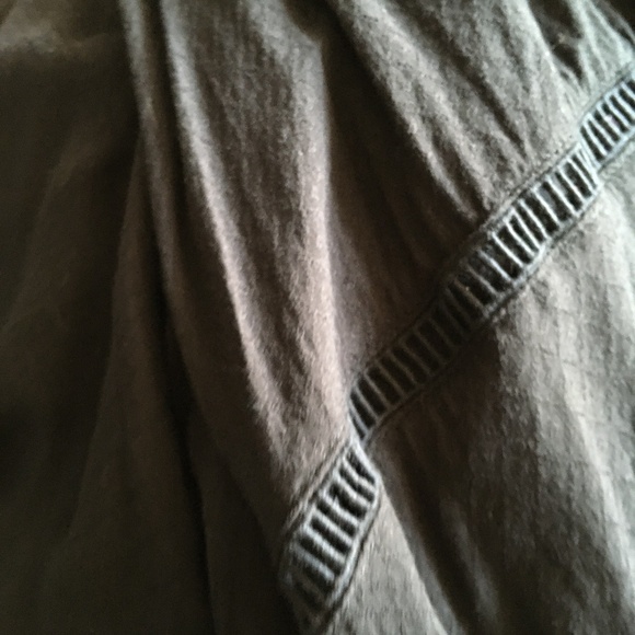 Free People Black Wrap L/S Rayon Top S - Picture 9 of 10